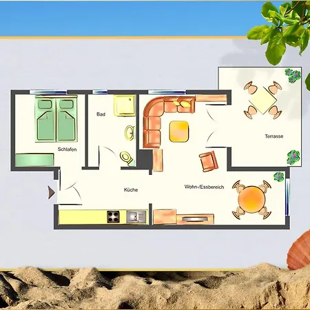 Apartment Ferienidyll 1 *